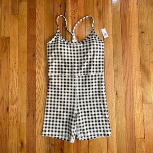 BNWT old navy checkered bodysuit